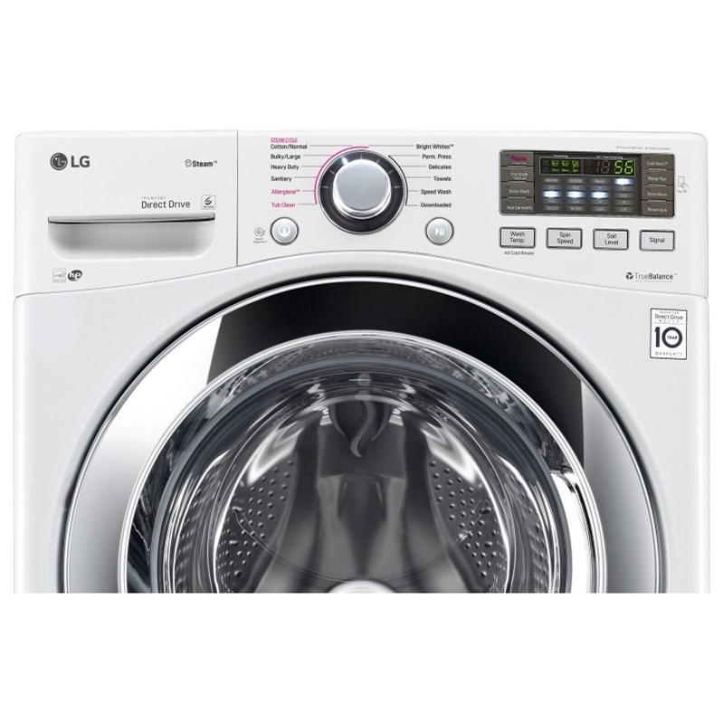 LG Appliances WM3670HWA 4.5 cu. ft. Ultra Large Capacity Washer with